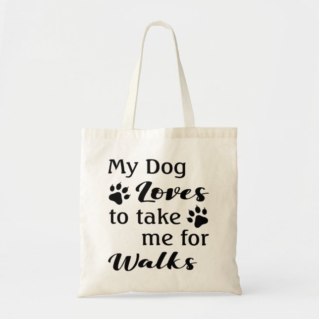Bolso De Tela Perro gracioso de Lover (Frente)