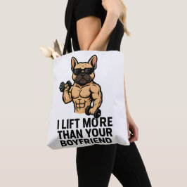 Bolso De Tela Perro Gym divertido