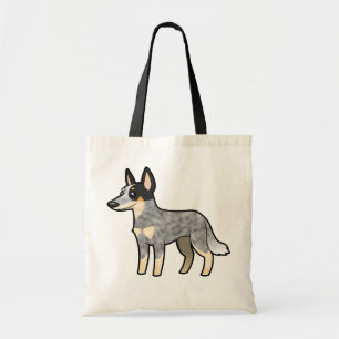 Bolso De Tela Perro/Kelpie australianos del ganado del dibujo