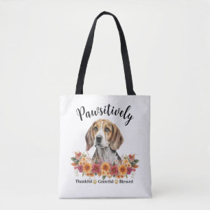 Bolso De Tela Perro lindo agradecido bendito positivamente