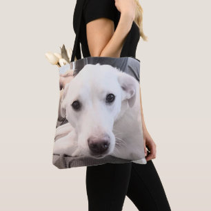 Bolso De Tela Perro lindo con cara dulce