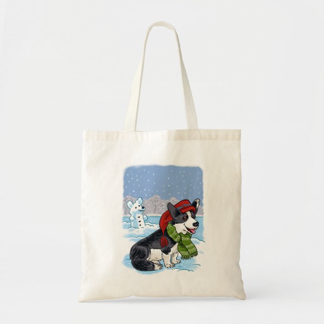 Bolso De Tela Perro lindo Tote Bag (Frente)