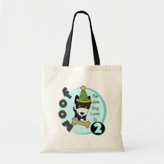 Bolso De Tela Perro Lover 2er cumpleaños camisetas y regalos