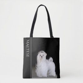 Bolso De Tela Perro maltés