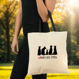 Bolso De Tela Perro Mamá