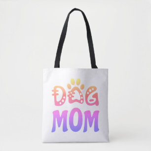 Bolso De Tela Perro Mamá
