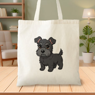 Bolso De Tela Perro negro lindo Terrier Escocés