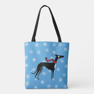 Bolso De Tela Perro Nevado