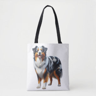 Bolso De Tela Perro pastor australiano