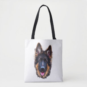 Bolso De Tela Perro pastor de pastor alemán