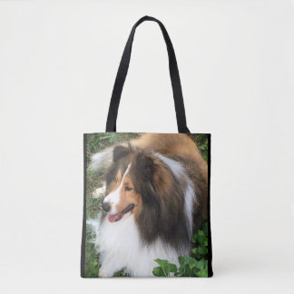 Bolso De Tela Perro pastor de Shetland, adicto Totebag a Sheltie