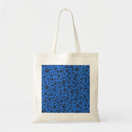 Bolso De Tela Perro Paws Black & White Polka Dot (Punto de polka