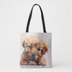 Bolso De Tela Perro pequeño