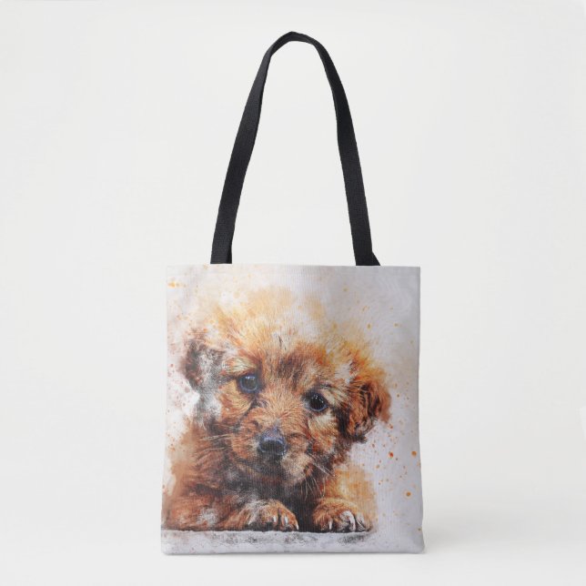 Bolso De Tela Perro pequeño (Anverso)