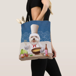 Bolso De Tela Perro pequeño chef