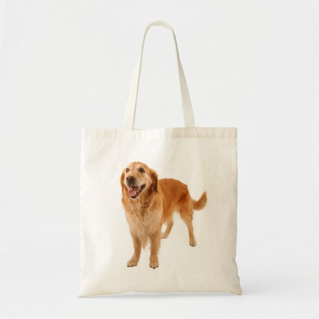 Bolso De Tela Perro Perro Perro Perro Cuentado Regalo Dorado Rec (Frente)
