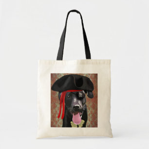 Bolso De Tela Perro pirata del labrador negro