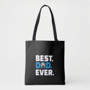 Bolso De Tela Perro Pug Mejor Papá Nunca