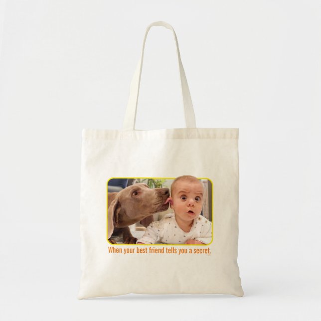 Bolso De Tela Perro que pega la oreja del bebé (Frente)