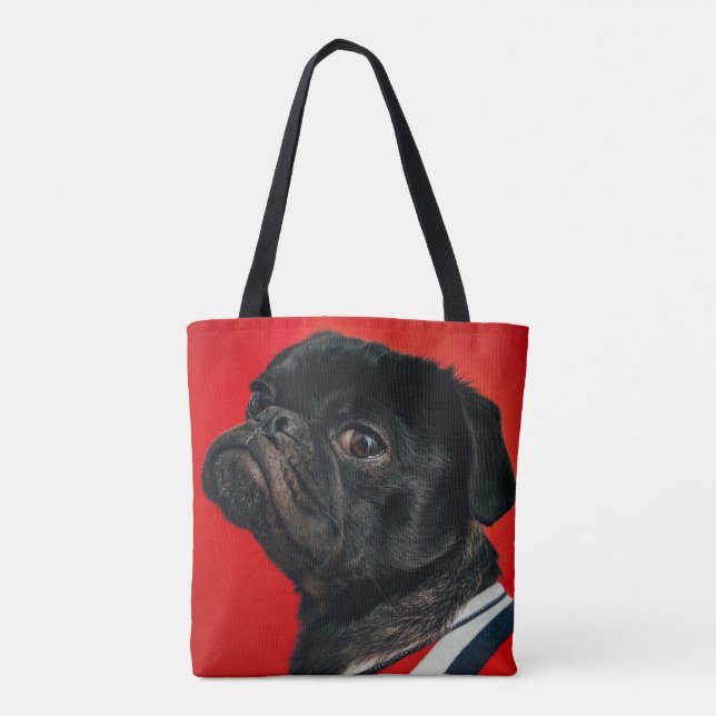 Bolso De Tela perro rojo (Reverso)