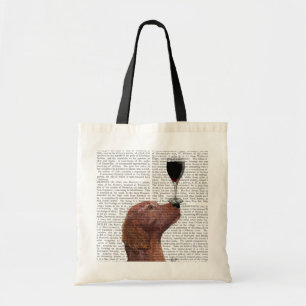 Bolso De Tela Perro rojo au vin