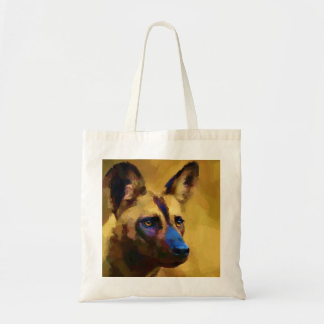 Bolso De Tela Perro salvaje africano (Frente)