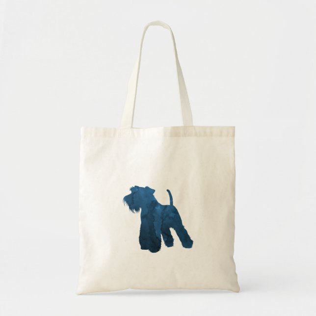 Bolso De Tela Perro Schnauzer (Frente)