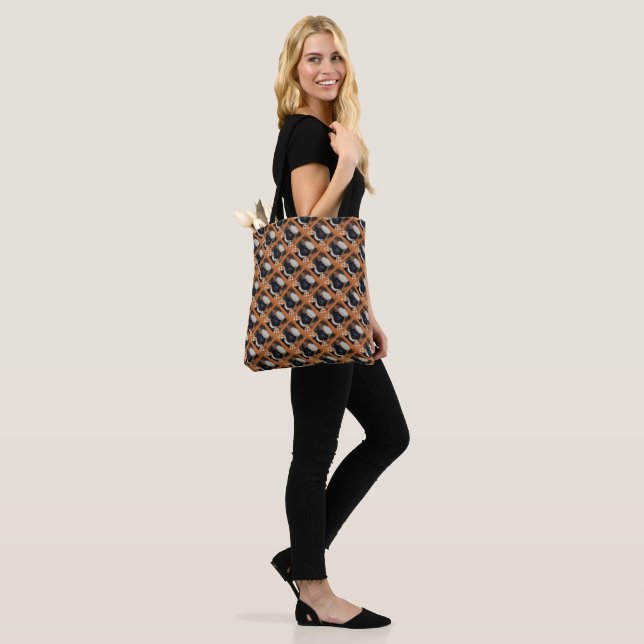 Bolso De Tela Perro Terranova (Puesto)