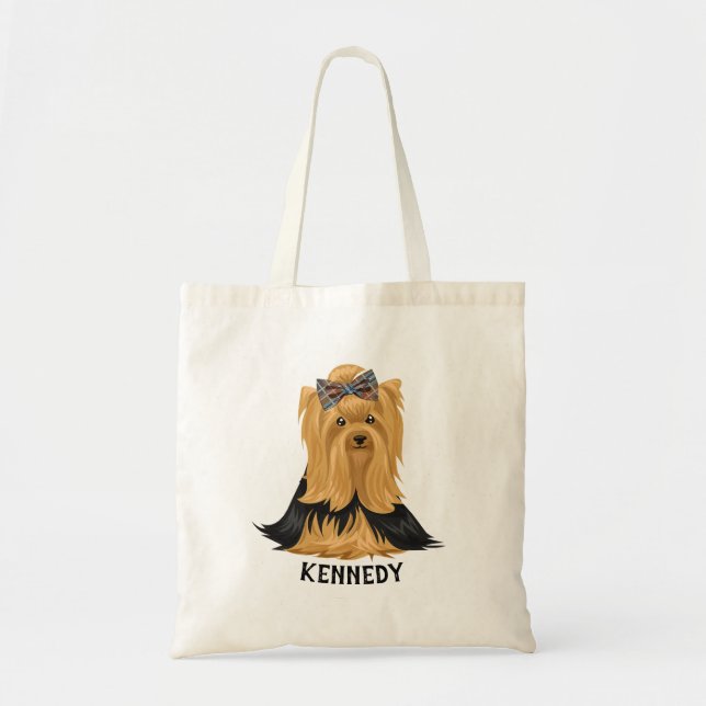 Bolso De Tela Perro Yorkshire Terrier del perrito el | de Yorkie (Frente)