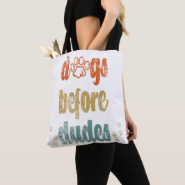 Bolso De Tela Perros antes que dudes | Los mejores regalos para
