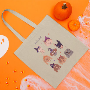 Bolso De Tela Perros de Halloween de Bark o Treat en disfraces