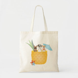 Bolso De Tela Perros de piña colada