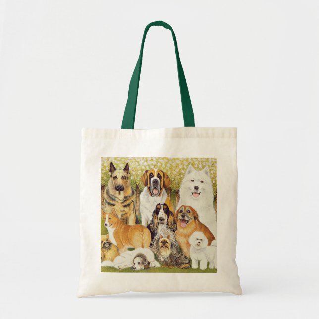 Bolso De Tela Perros en mayo (Frente)