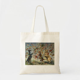 Bolso De Tela Perros Golden Retriever con cola de otoño capricho