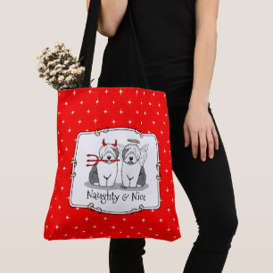Bolso De Tela Perros ingleses tristes y bonitos (Gris 1)