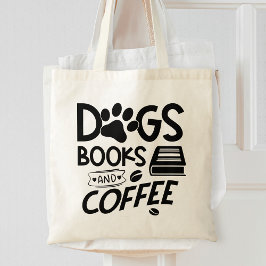 Bolso De Tela Perros Libros Tipografía De Café Diciendo Cita De 