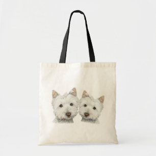 Bolso De Tela Perros lindos de Westie
