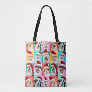 Bolso De Tela Perros y Gatos con Barba de Santa