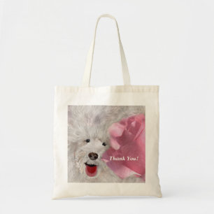 Bolso De Tela Perros y Rosas