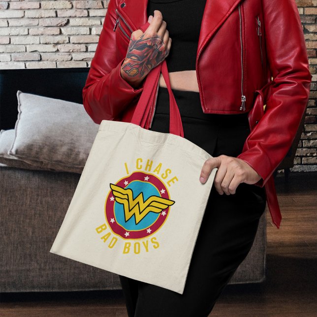 Bolso De Tela Perseguí a los chicos malos (Person carrying tote bag)