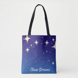 Bolso De Tela Perseguir Sueños Estrella