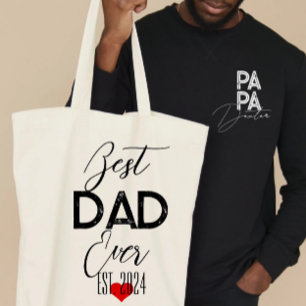 Bolso De Tela Persona de regalo de moda del Día del Mejor Papá N