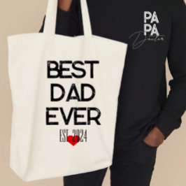 Bolso De Tela Persona de regalo de moda del Día del Mejor Papá N