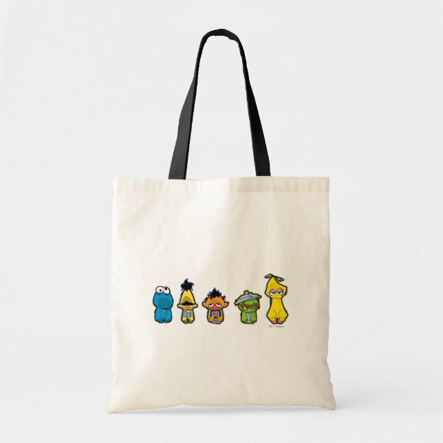 Bolso De Tela Personajes de Zombie Sesame Street (Frente)