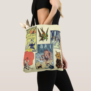 Bolso De Tela Personajes del libro de cuentos de hadas Vintage W