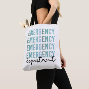 Bolso De Tela Personal del Departamento de Emergencia   Enfermer