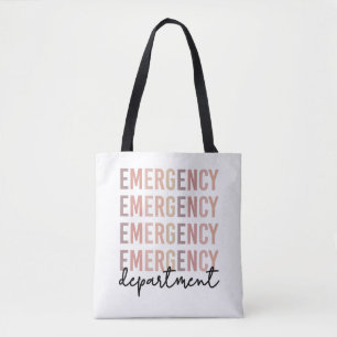 Bolso De Tela Personal del Departamento de Emergencia Enfermer