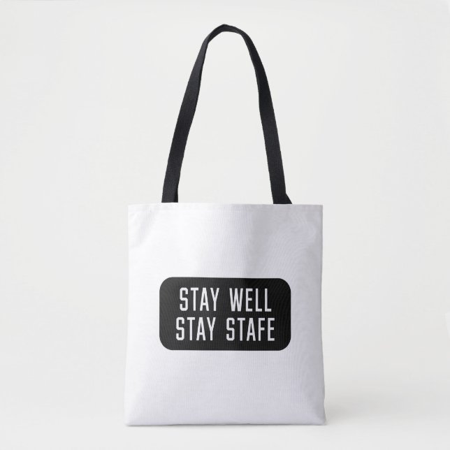 Bolso De Tela Personal del Stay Well Stay (Anverso)