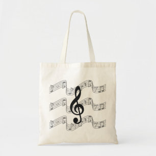 Bolso De Tela Personal y Clef agudo