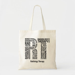 Bolso De Tela Personalice al Tecnólogo de Radiología RT Rad Te